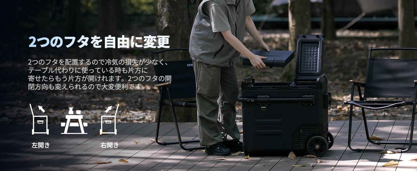 使い方に合わせて調整できる、便利なダブルリッド設計