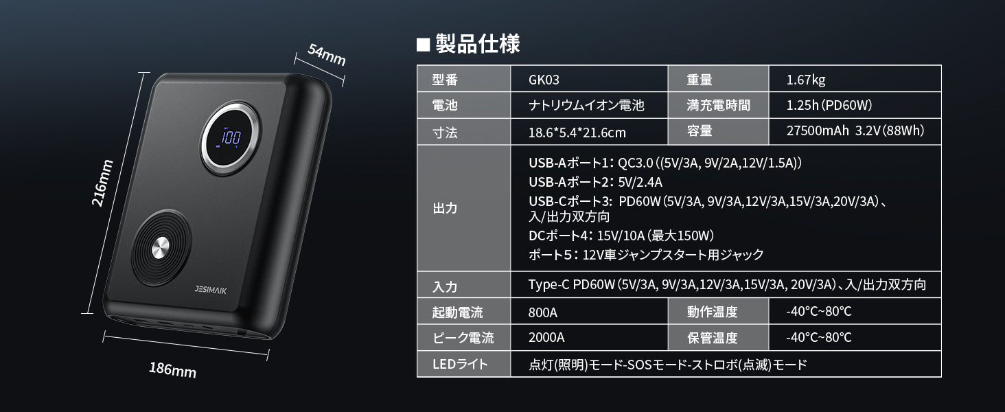 製品仕様
