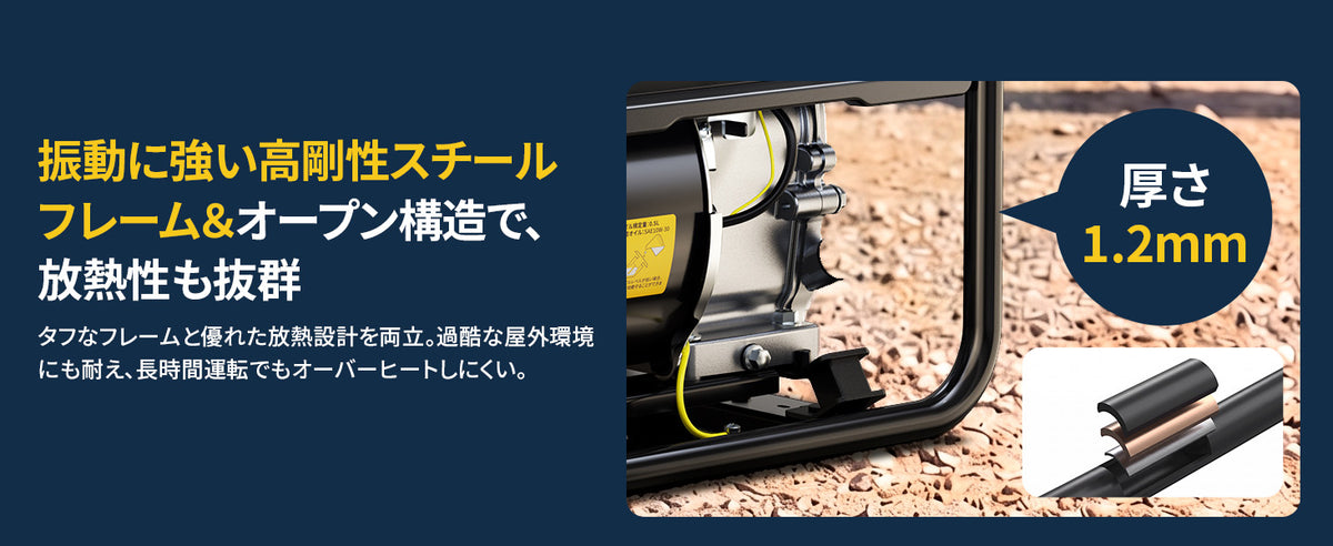 振動に強い高剛性スチ一ルフレ一ム
