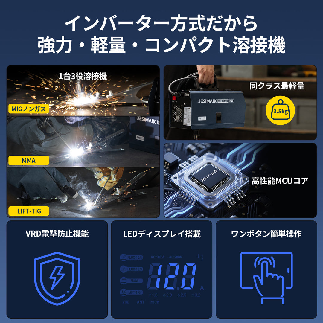 3in1 半自動溶接機 M120