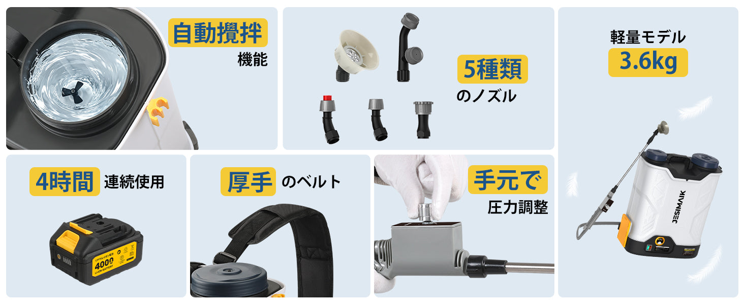 作業効率を高める、充実の便利機能