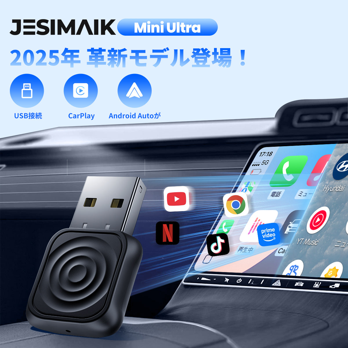 JESIMAIK CarPlay AIBOX Mini Ultra