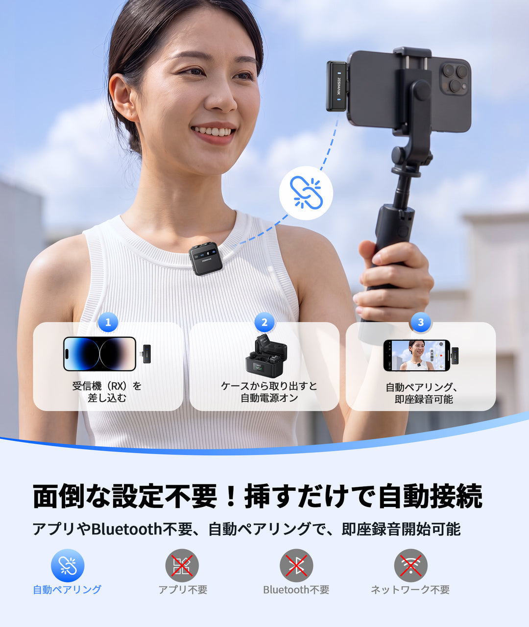 ワイヤレスマイク TK01lite