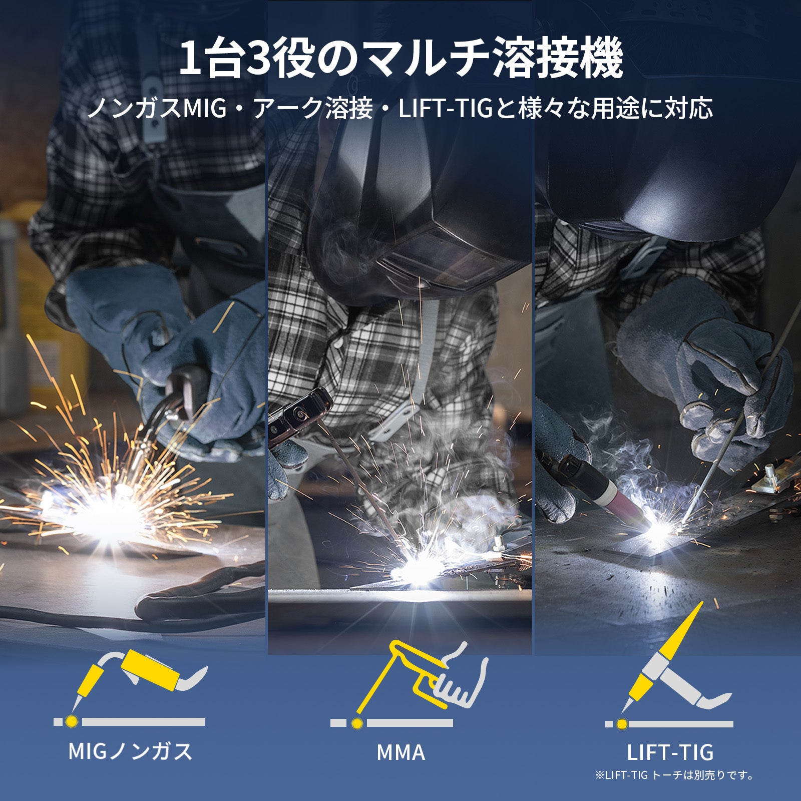 3in1 半自動溶接機 M135D – JESIMAIK