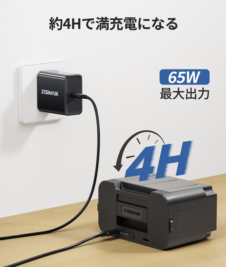 急速充電器 PD65W Max（EB01/GK03/N01対応）
