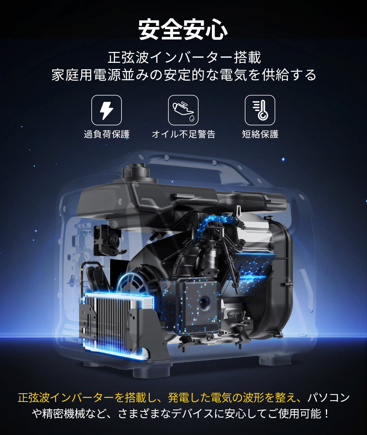 インバーター発電機 JM3000Xi – JESIMAIK