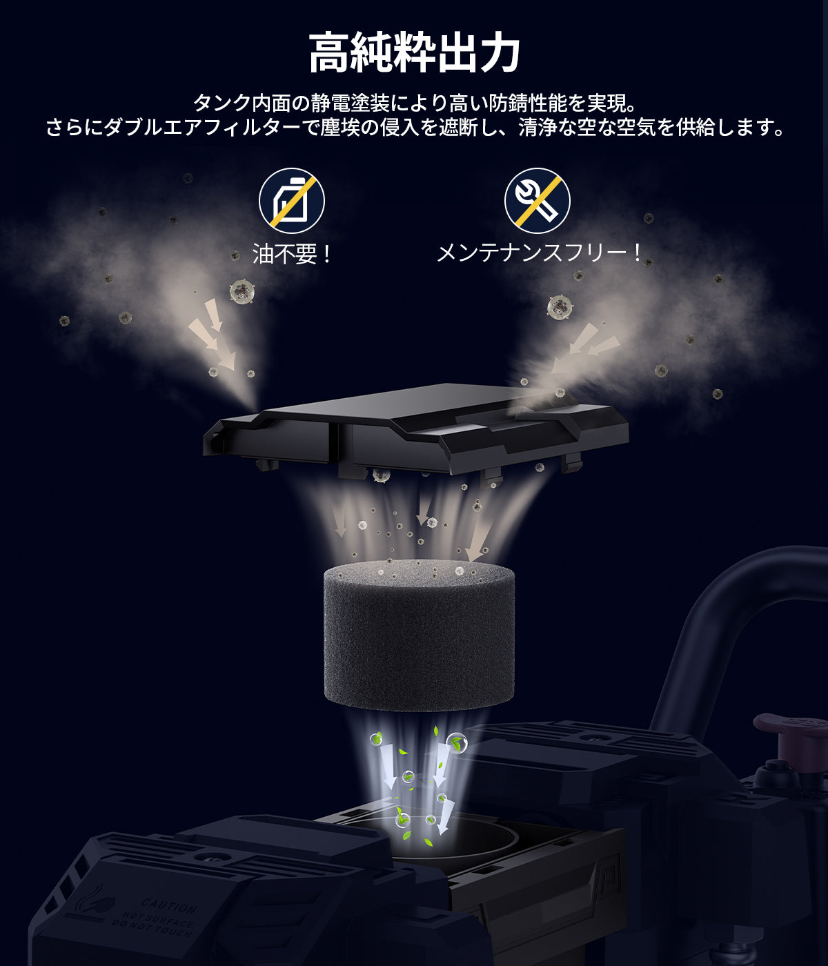 エアコンプレッサー HSC40 – JESIMAIK